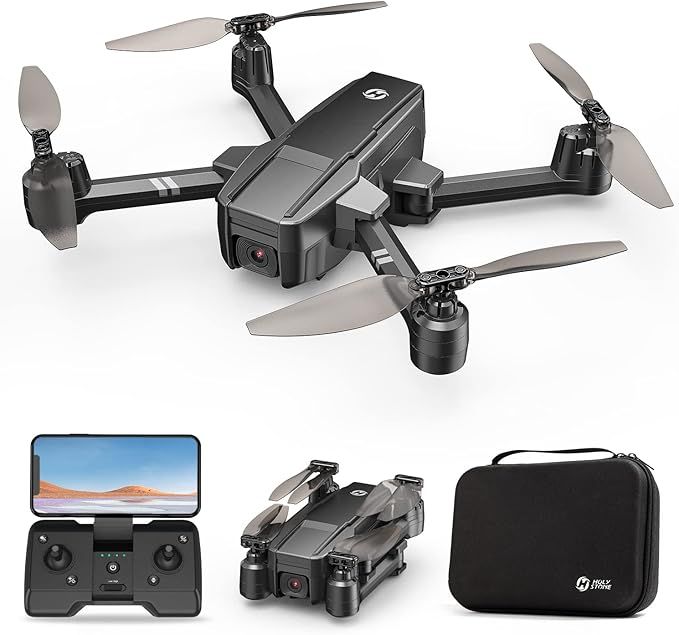 Holy Stone HS440 Foldable FPV Drone with 1080P WiFi Camera for Adult Beginners and Kids; Voice/Ge... | Amazon (US)