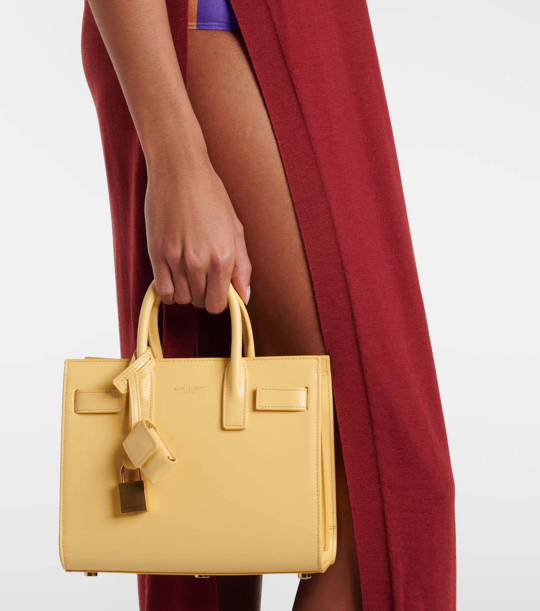 Sac De Jour Nano leather top-handle bag | Mytheresa (US/CA)