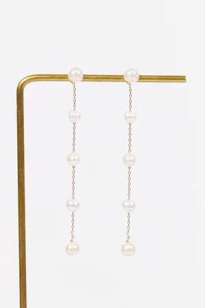 Pearl Drop Dangle Earrings | Altar'd State