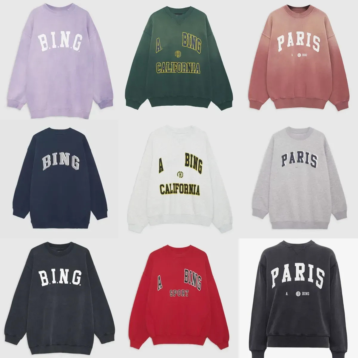 Designer AB annie Sweatshirt New Women Fashion Trend bing Sweatshirt Classic Hot Letter Print Was... | DHGate