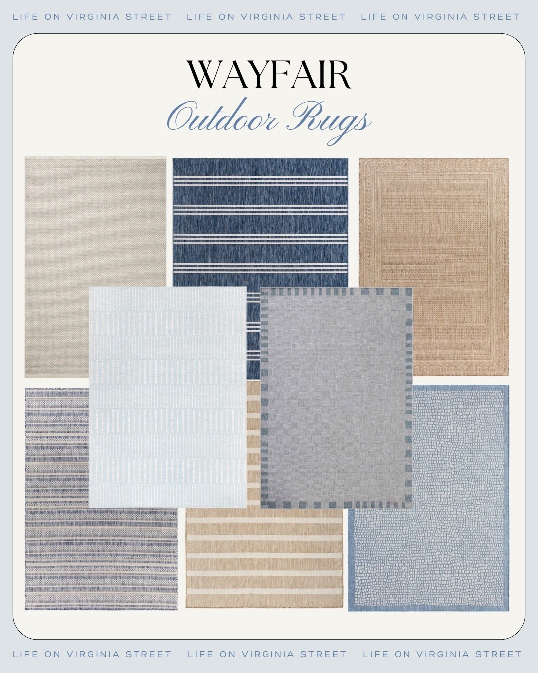 Wayfair Outdoor Rugs 🙌🏻🙌🏻

#LTKdayinmylife #LTKSeasonal #LTKHome