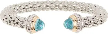 Juvell Blue Topaz Mesh Cuff Bangle | Nordstromrack | Nordstrom Rack