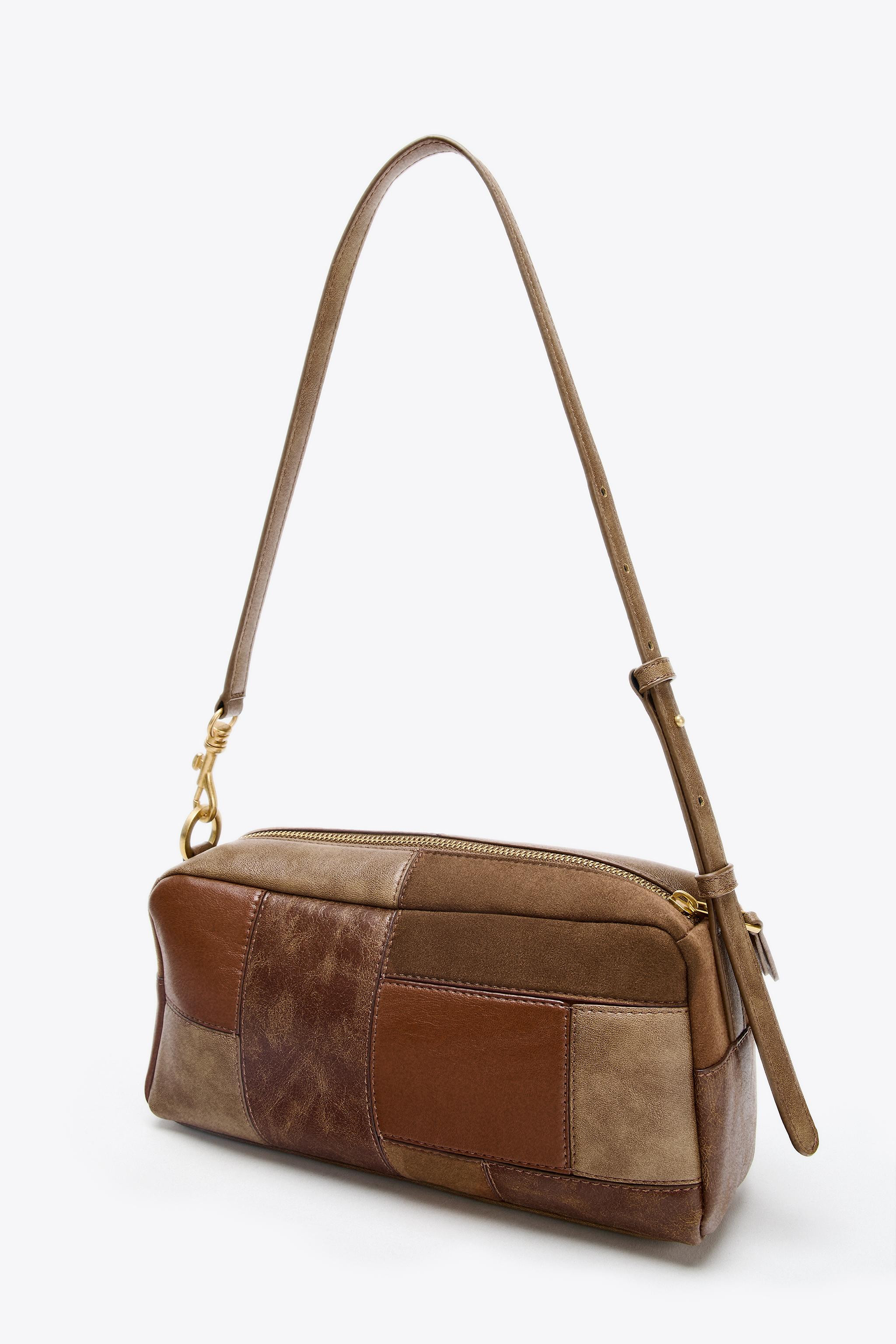 PATCHWORK SHOULDER BAG | Zara UK