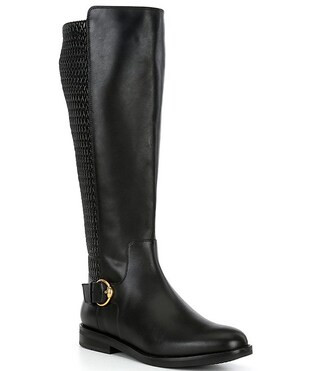 Cole Haan Clover Leather Stretch Tall Riding Boots | Dillard's | Dillard's