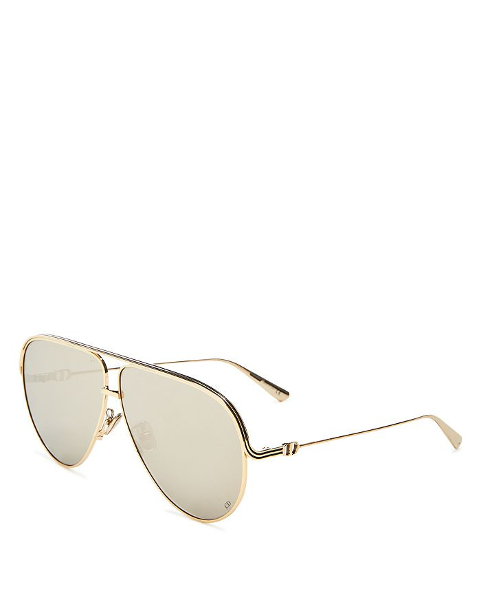 Women's Brow Bar Aviator Sunglasses, 65mm | Bloomingdale's (US)