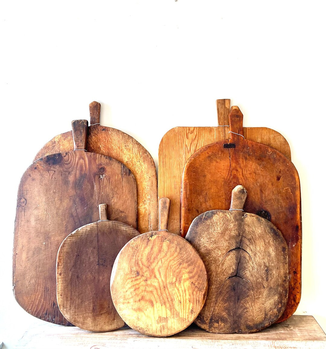 French Round Bread Board, Vintage Circular French Charcuterie Board, Cheese Bread Board, Wooden C... | Etsy (US)