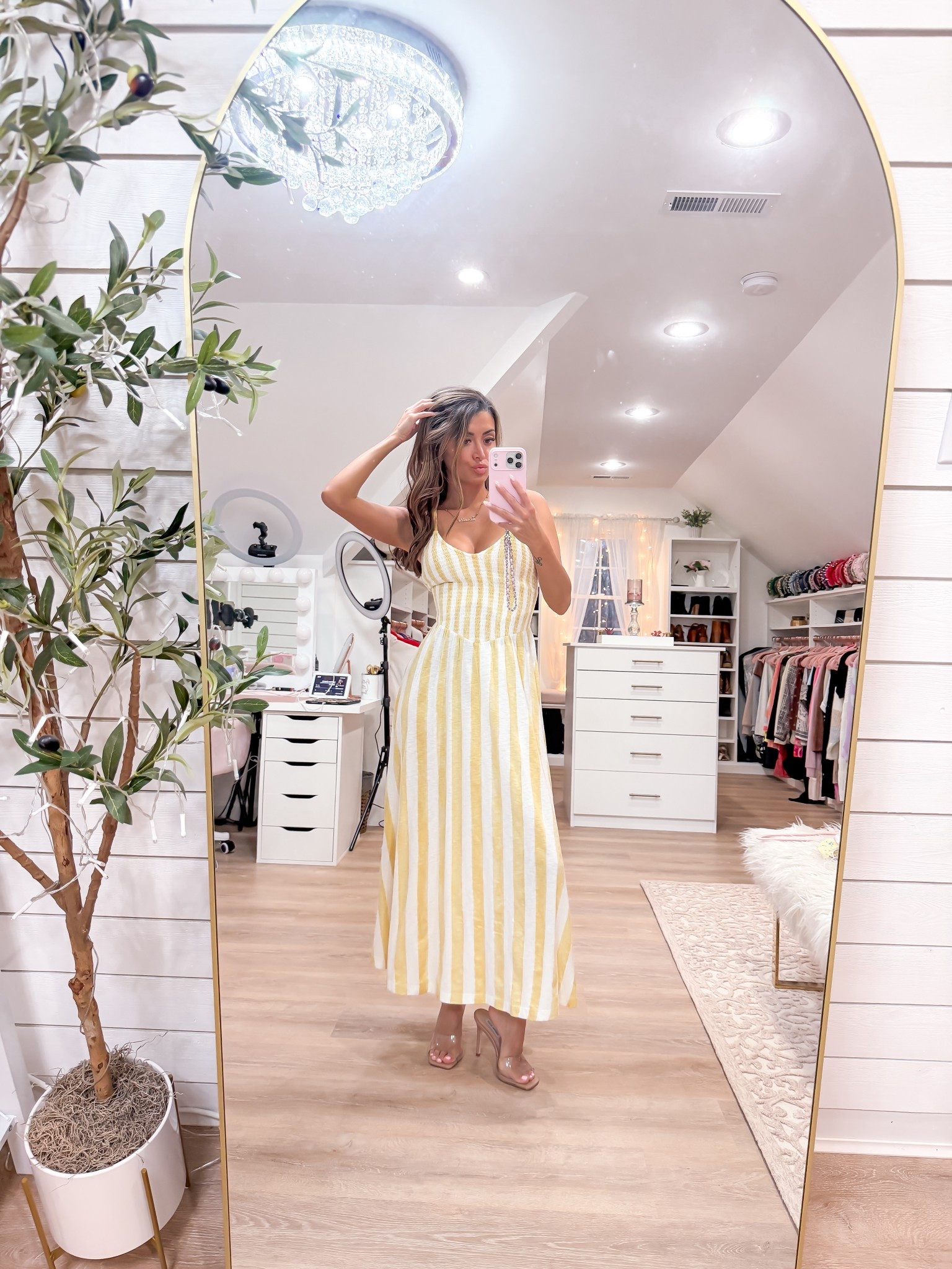 Yellow striped dress. Maxi dress. American eagle find.

#LTKTravel #LTKootd #LTKPetite
