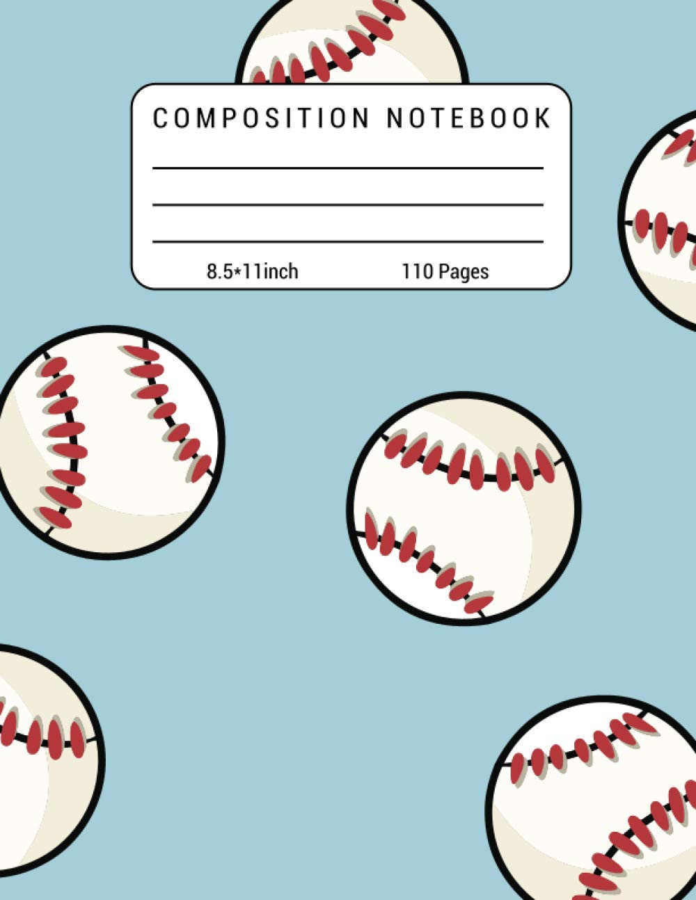 Composition Notebook: Baseball Composition Notebook for Teen Boys - Cool Sports Journal - Wide Ruled | Amazon (US)