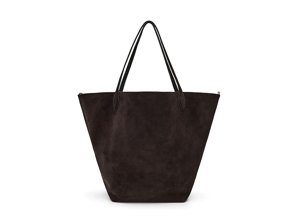 Madewell Oversized Soft Grain Shopper - Suede Shoulder Women's Handbags Dark Carob, Leather/Suede | Zappos