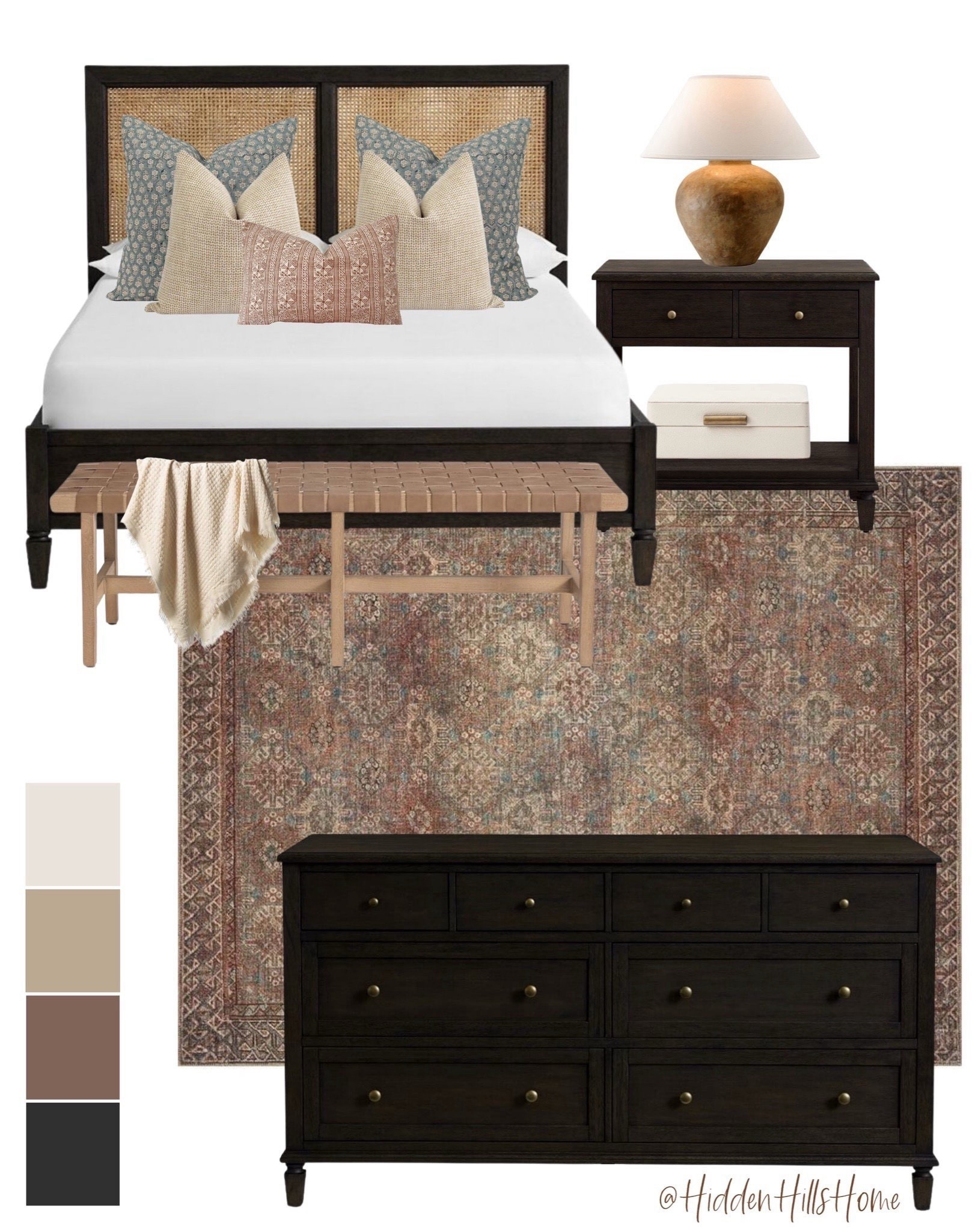 Bedroom design mood board, primary bedroom inspo, master bedroom decor ideas, home decor #bed #moodboard


#LTKHome #LTKSaleAlert