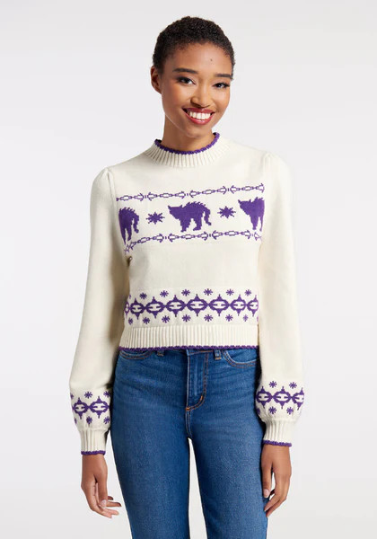 Don't Make Me Mad Mock Neck Sweater | ModCloth
