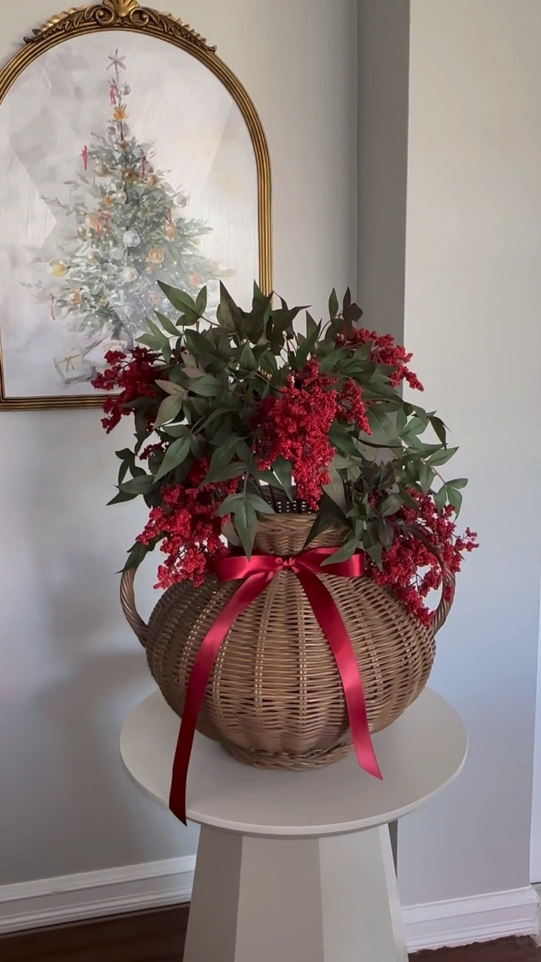 Beautiful burgundy red berry stems are finally back in stock! I have 3 of these and they add the perfect pop of color for Christmas. ❤️🎄

#LTKHoliday #LTKHome #LTKSeasonal