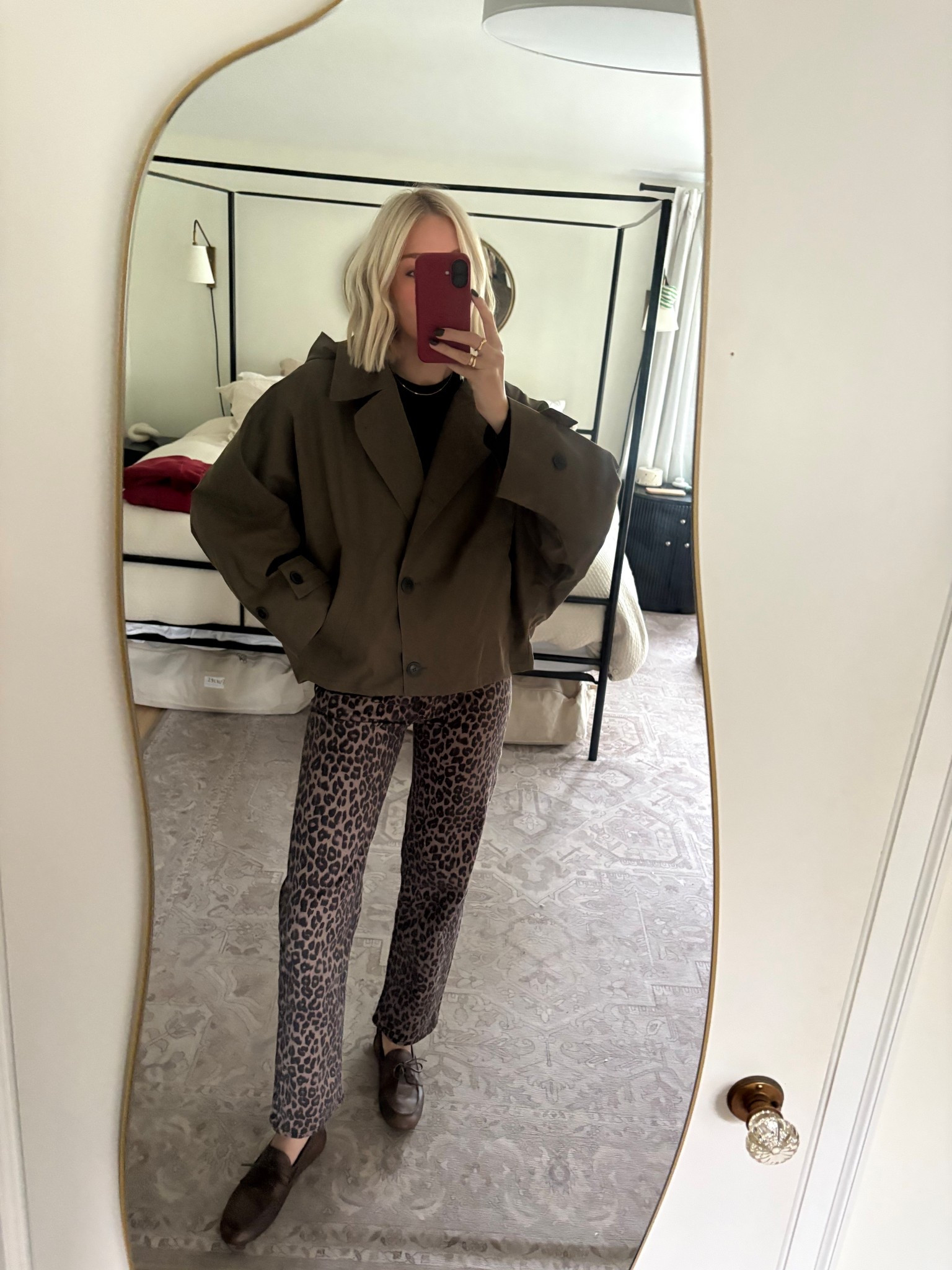 Jacket is Zara, linking rest! Been living in these jeans. So comfy 