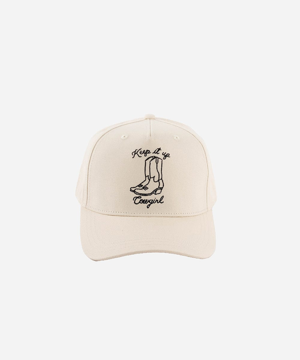 Keep It Up Cowgirl Canvas Trucker | Gigi Pip