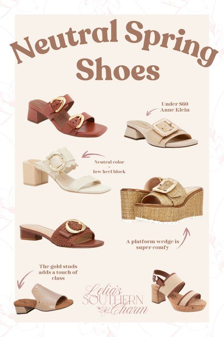Here’s a roundup of neutral and tan brown color shoes that I’m loving! All of these will go with every outfit for work or vaycay! 

Sandals / wedges / platforms / DSW / Kohls / comfy shoes / weekend / casual / slides 

#LTKFindsUnder100 #LTKShoeCrush #LTKSaleAlert