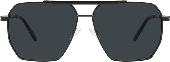 mosanana Square Polarized Aviator Sunglasses for Women and Men UV400 Protection Model-Chris | Amazon (US)