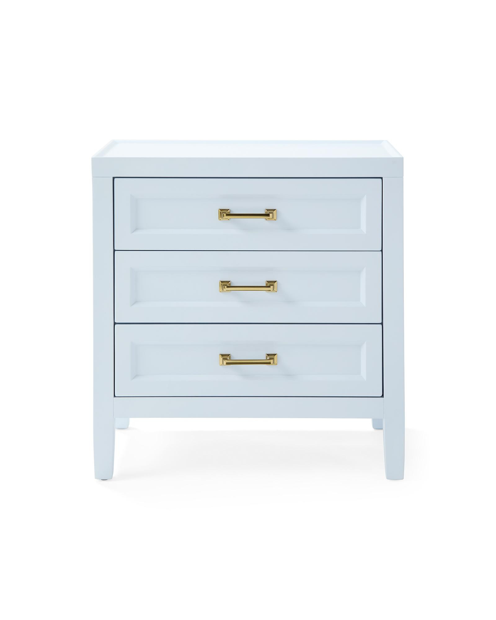 Ellison 3-Drawer Nightstand – Sky | Serena & Lily | Serena and Lily