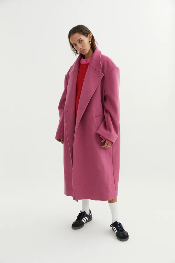 Adeline Coat in Magenta | Reliquia Collective & Blanca