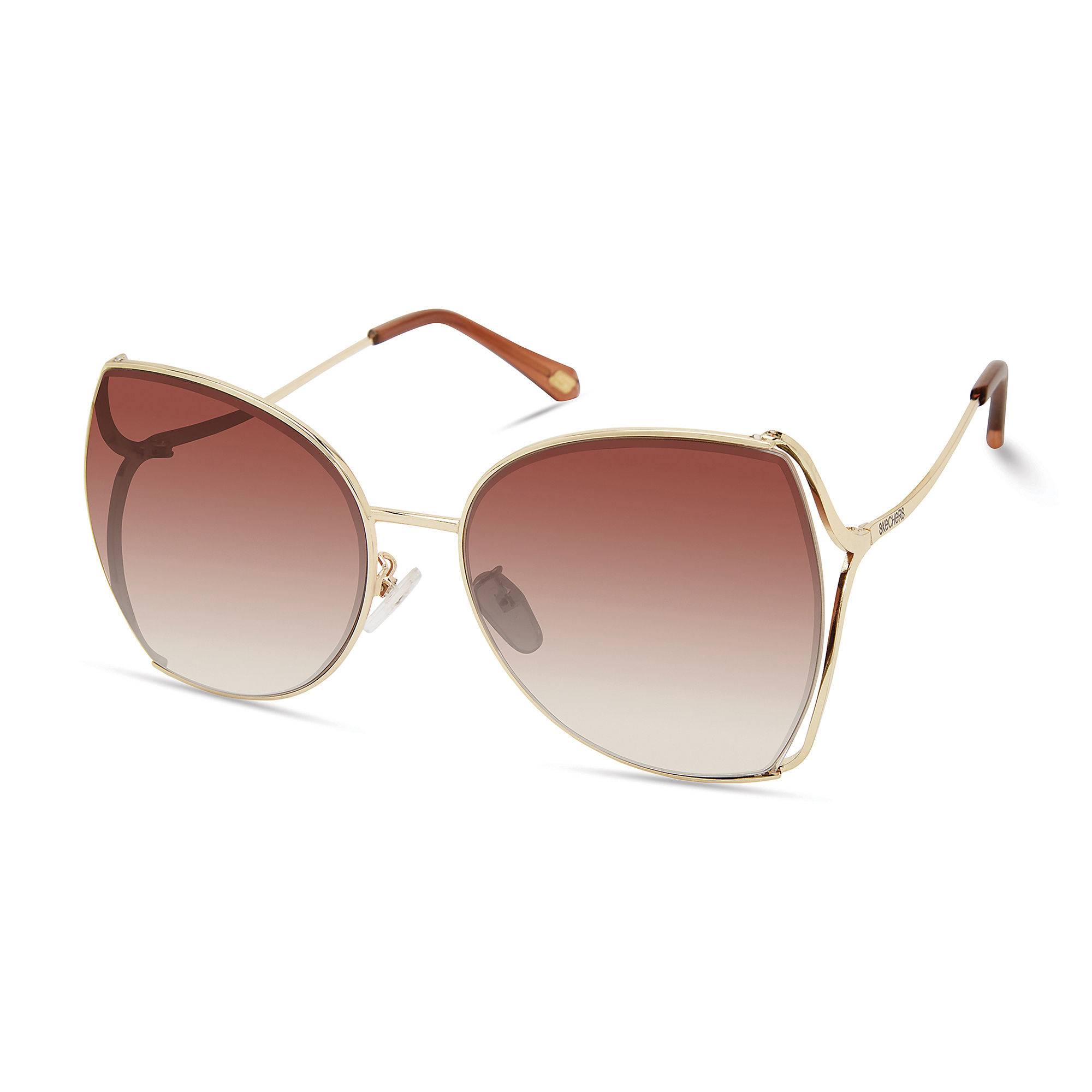 Skechers Metal Butterfly Sunglasses 56mm Lens | Lands' End (US)
