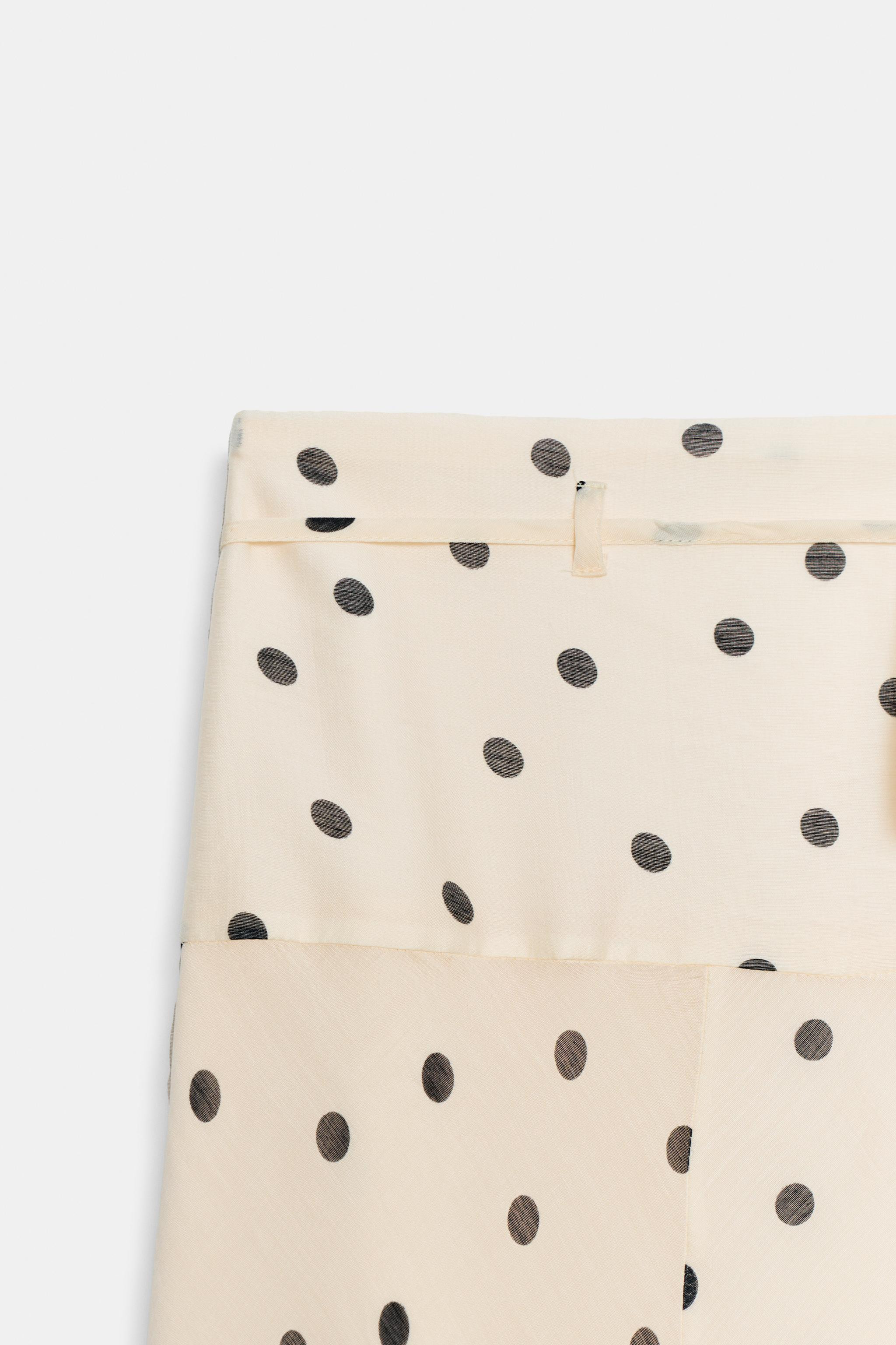 POLKA DOT MIDI SKIRT | Zara US