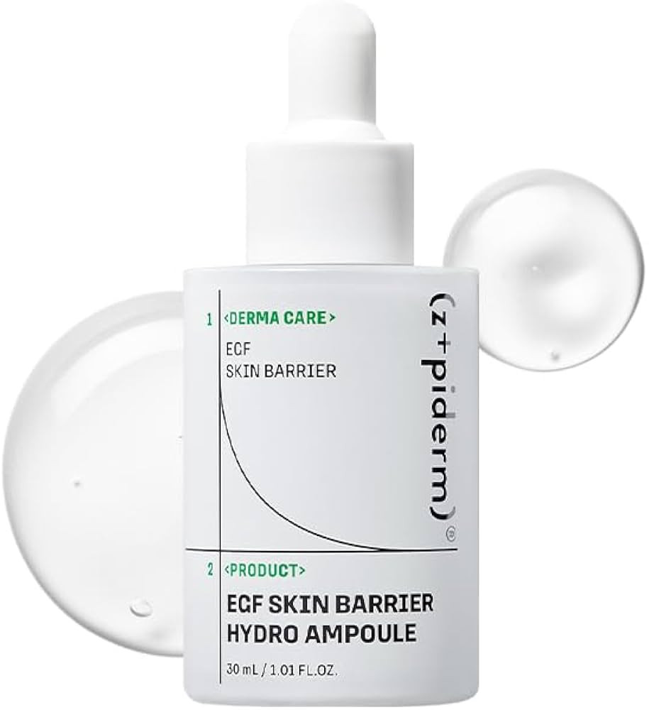Zipiderm EGF Skin Barrier Hydro Ampoule – Korean Hydrating Serum with 5 Ceramides, PDRN & Niaci... | Amazon (US)