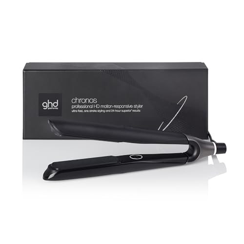ghd Chronos Styler ― 1" Hair Straightener, 3X Faster HD Motion-Responsive Styler for One Stroke High-Definition Results that Last 24hrs, 85% More Shine, 2X Less Frizz, No Heat Damage ― Black | Amazon (US)