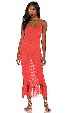 525 Fringe Dress in Rydell Red from Revolve.com | Revolve Clothing (Global)