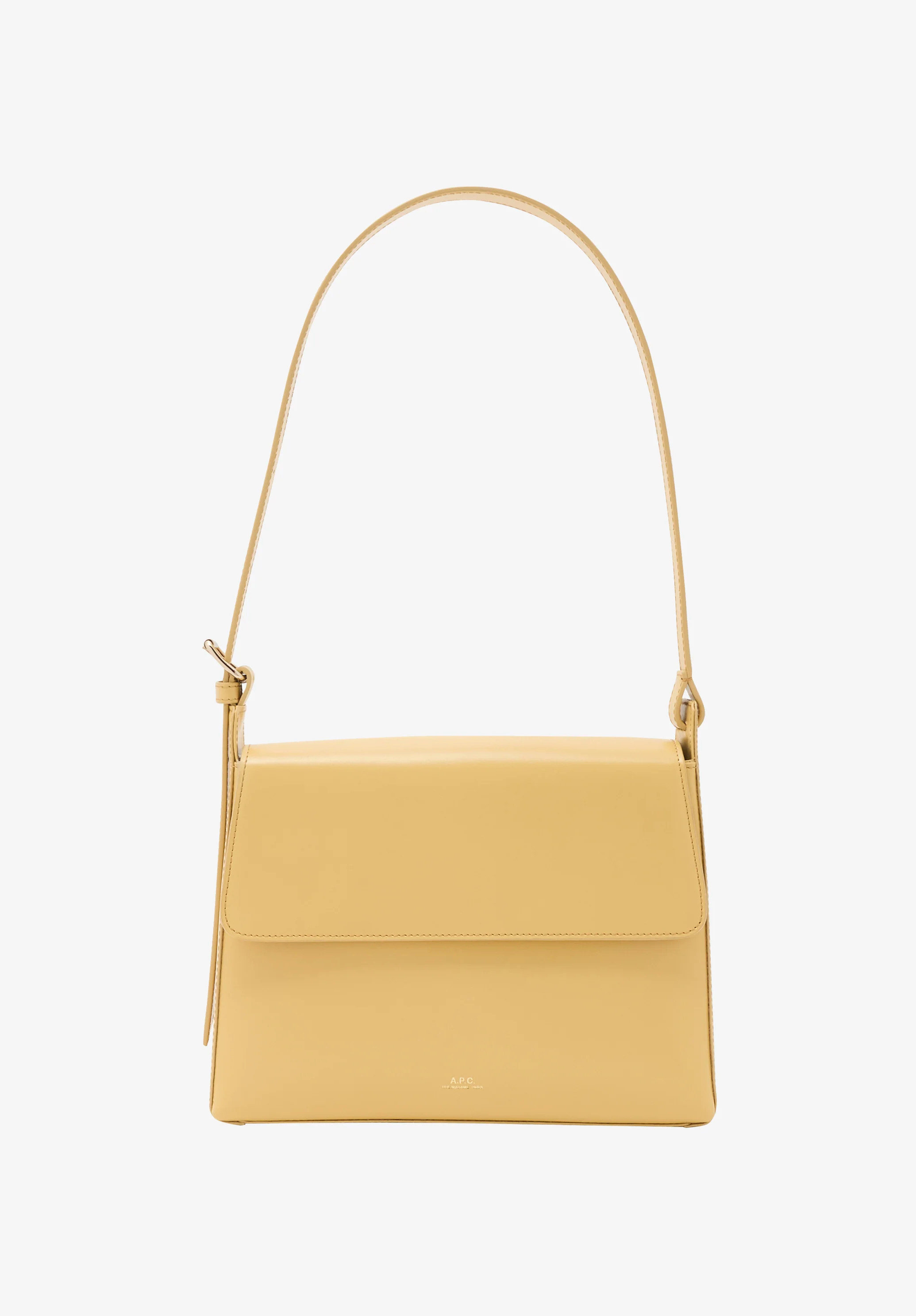 A. P.C. Women's Virginie Flap bag One Size in Butter | A.P.C. US