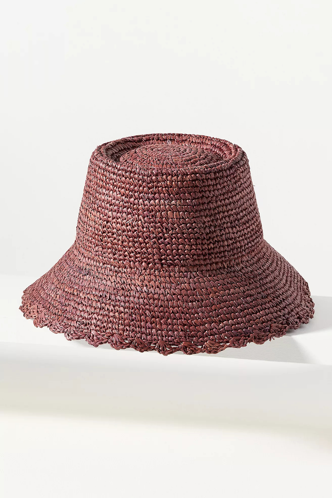 Wyeth Scalloped Straw Bucket Hat | Anthropologie (US)