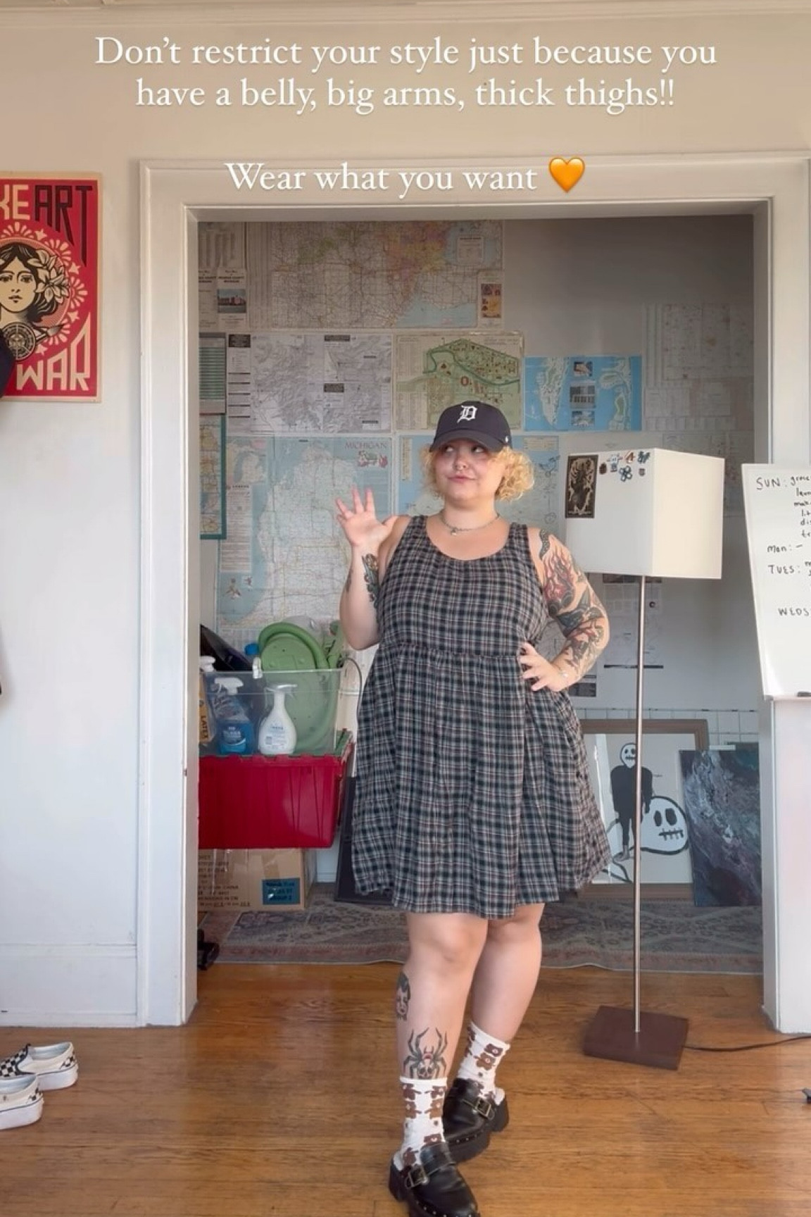 It's not surprising that if you wait until you hit a certain size, have a certain income, have a flat stomach, achieve X you will be waiting forever. 

So wear the outfit now! Take the travel now! Take the shot now! If you don't, you'll look back with a whole lot of regret and not a whole lot of joy and memories 🩵🦋 

….. 

Plussize fashion, midsize girly, Thrifting, hand me down, baseball hat, fall style, spring fashion, summer fashion, midsize outfit of the day, get ready with me 

#plussizefashion #midsizegals #thrifting #pinterestinspired