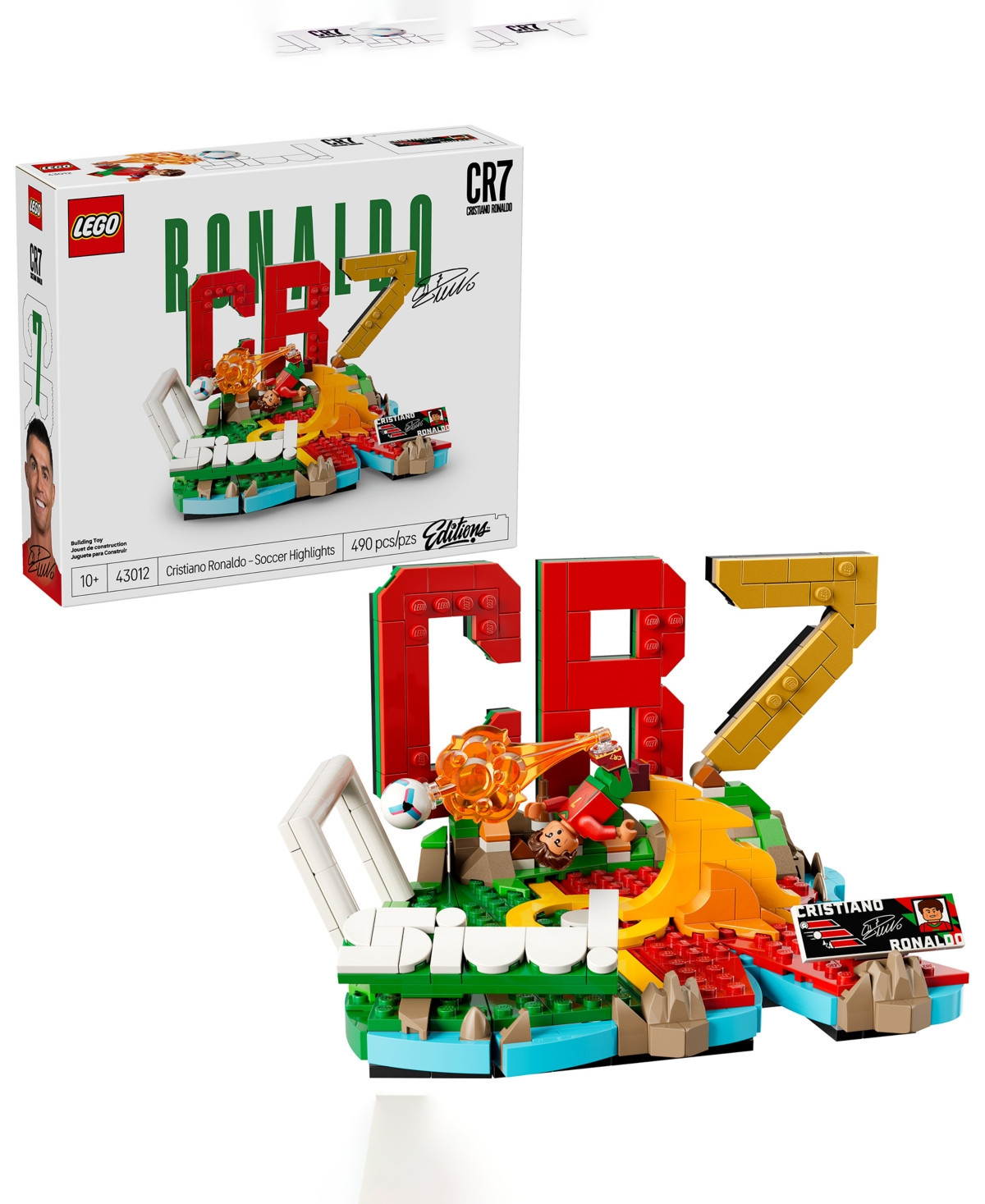 Lego Editions Cristiano Ronaldo Soccer Highlights 43012, 490 Pieces | Macy's