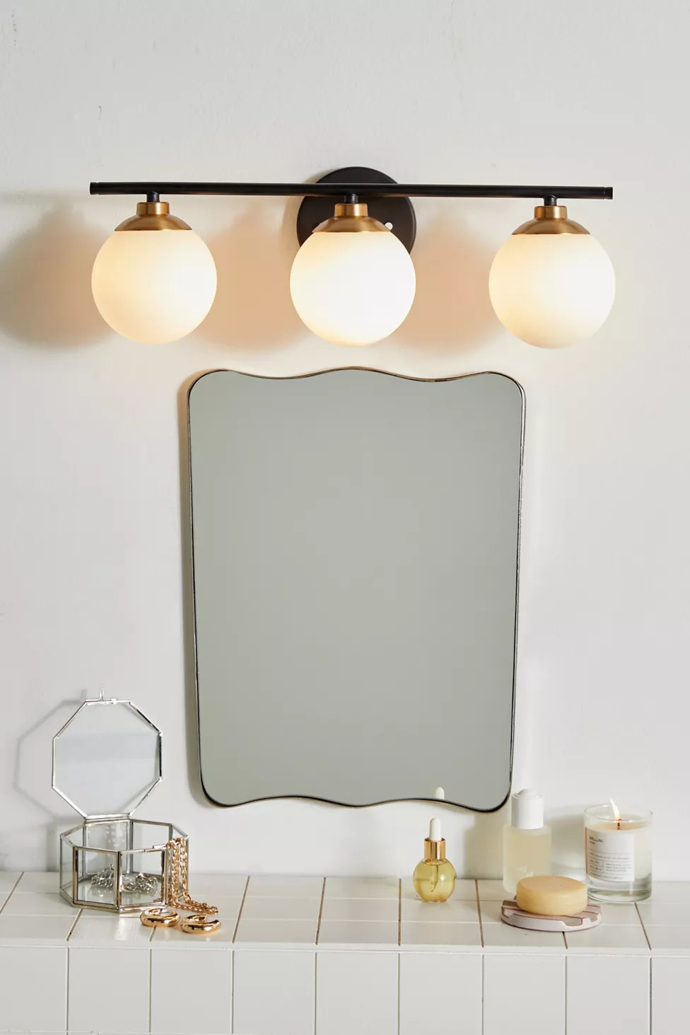Harlow Triple Globe Sconce | Urban Outfitters (US and RoW)