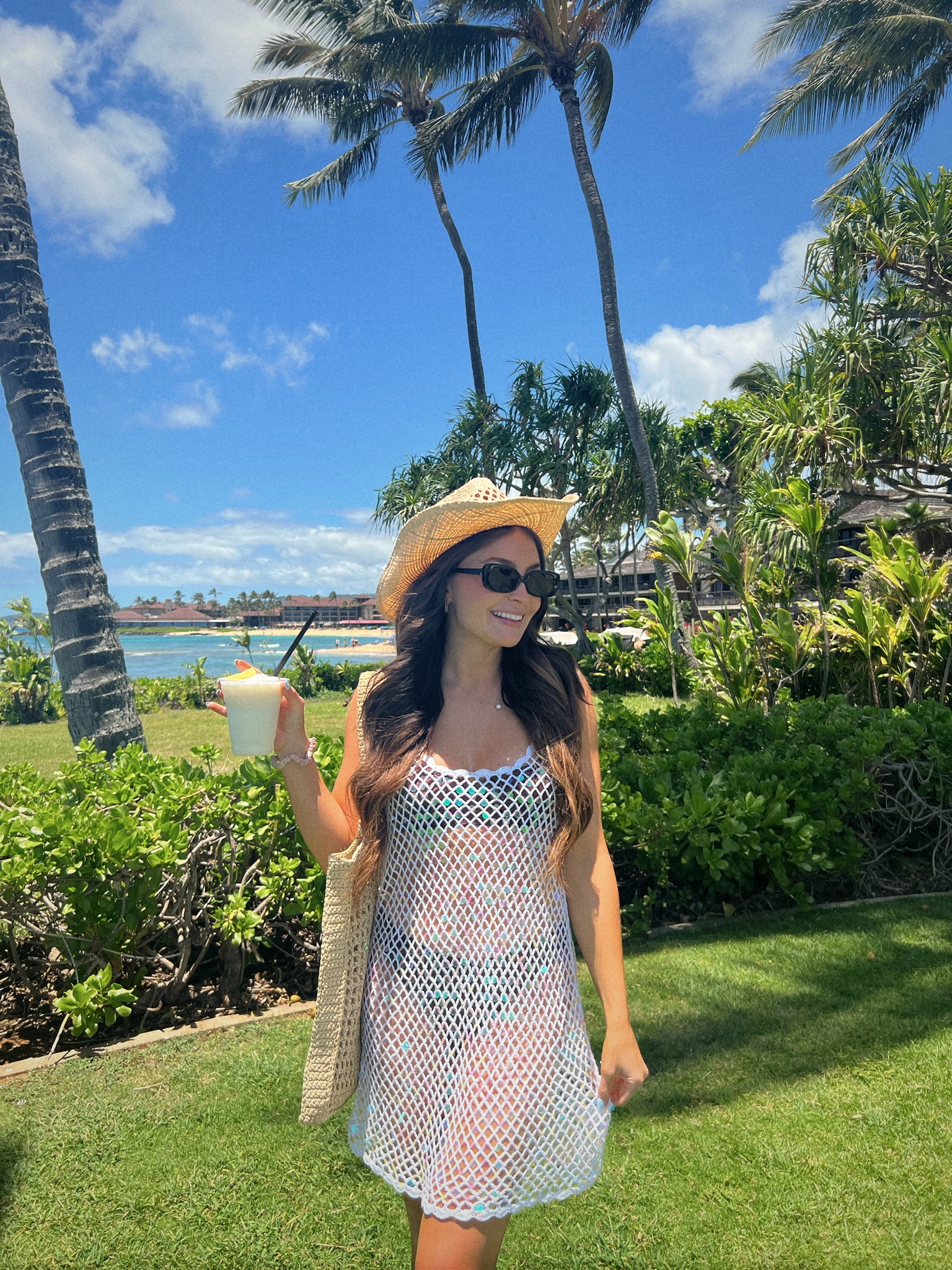 Loved this sparkly coverup in Hawaii!

Shimmery swim coverup, white swim coverup, sparkly swim coverup, Hawaii outfit ideas, cowboy hat, cowgirl hat, brown bikini, brown swimsuit, sparkly bikini, brown sparkly bikini, vacation outfit ideas, vacation outfits, summer outfit ideas, beach outfit ideas, pool outfit ideas, cute swim coverup, bridal swim coverup,

#LTKswim #LTKtravel #LTKSeasonal