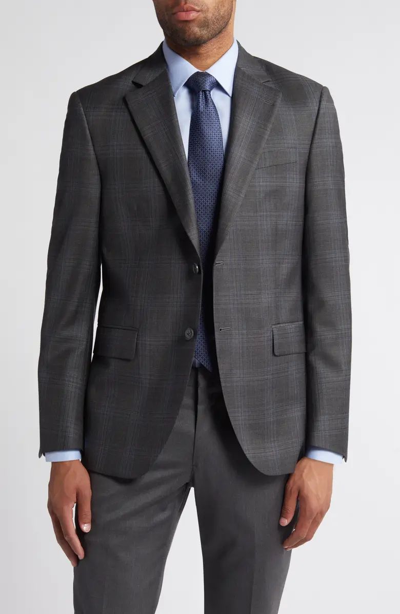 Peter Millar Flynn Classic Fit Plaid Wool Sport Coat | Nordstrom | Nordstrom