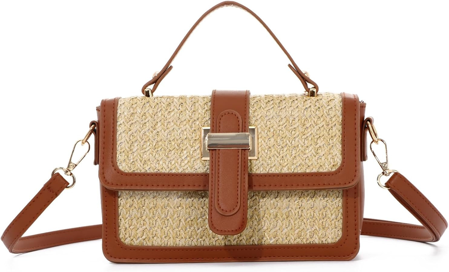 Fecialy Straw Purses for Women Straw Crossbody Bags Beach Handbag Summer Straw Purses Woven Shoul... | Amazon (CA)