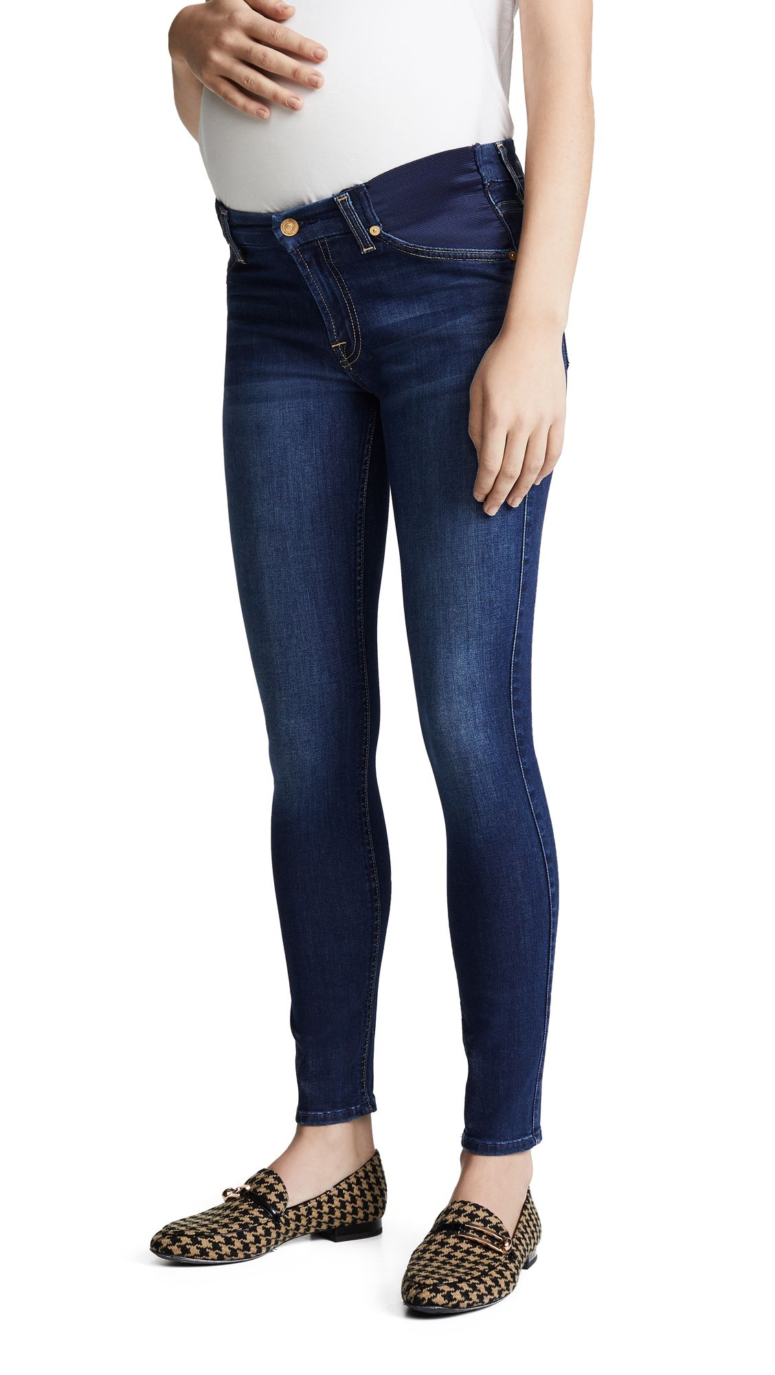 7 For All Mankind Ankle Skinny Maternity Jeans | Shopbop