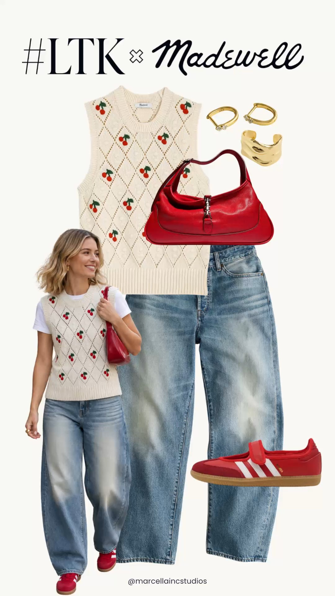 Madewell Sale last day! New Fall Arrivals!! Cherry red must have! 🍒#madewellsale #adidassamba #adidas #adidasmaryjane #cherry

#LTKxMadewell #LTKSaleAlert #LTKootd