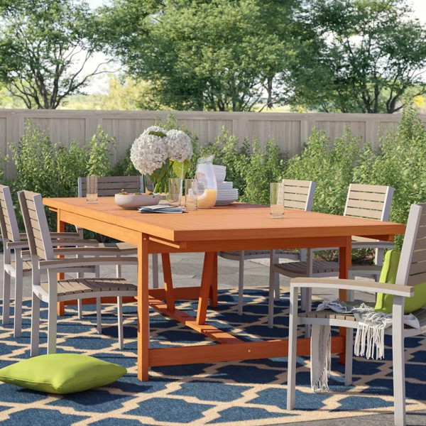 Sonlin Eucalyptus Solid Wood 10 - Person Dining Table | Wayfair Professional