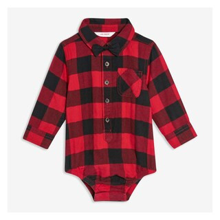 Baby Boys' Flannel Shirt Bodysuit | Joe Fresh (North America)