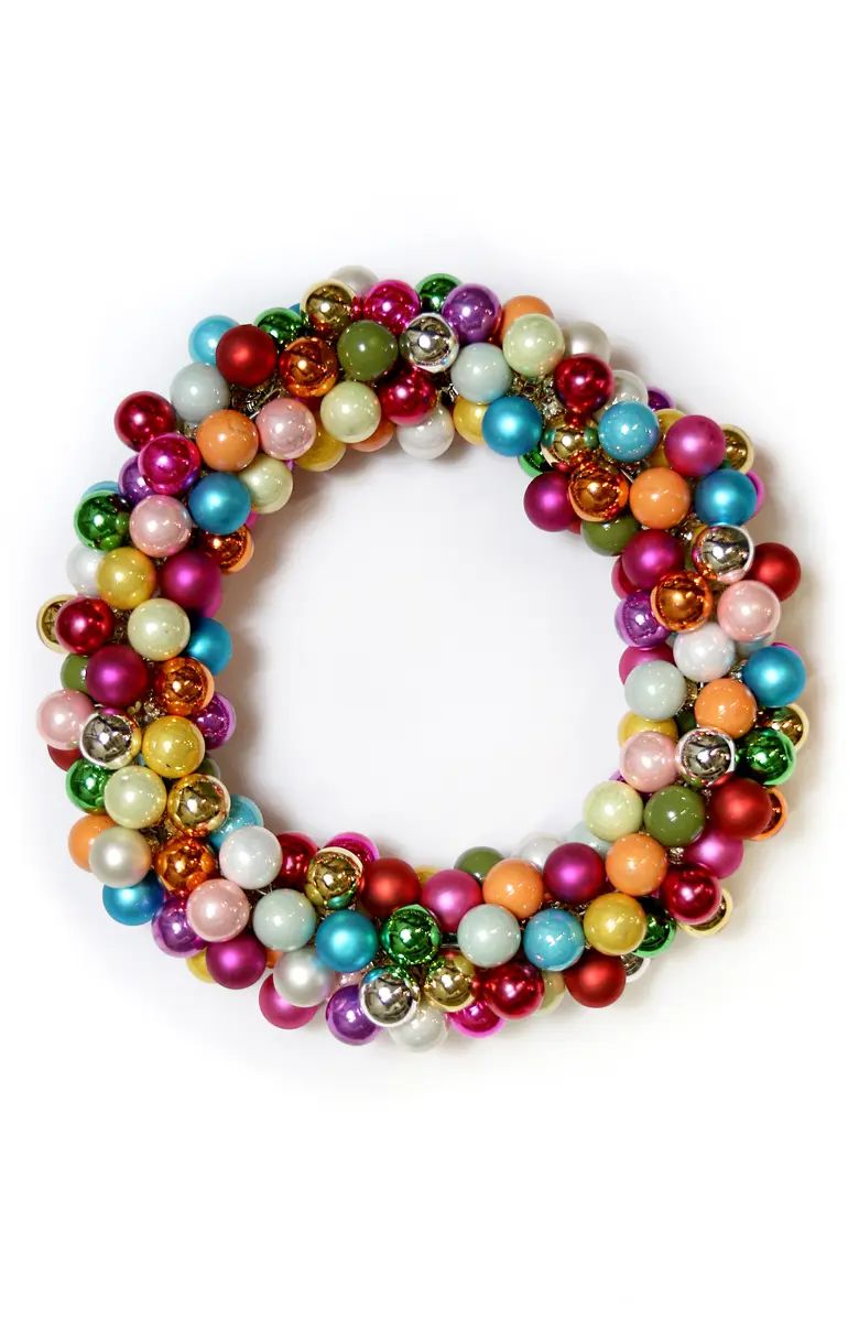 Cody Foster & Co. Merry Bright Glass Ball Wreath | Nordstrom | Nordstrom