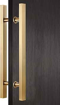 SAZAO Door Pull Barn Door Handle for Sliding Door, Modern Square H Shape Push Pull Door Handle (C... | Amazon (US)