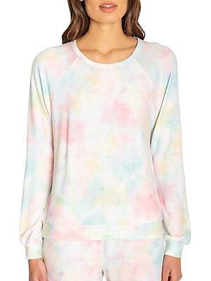 Rainbow Lounge Tie-Dyed Sweatshirt | Lord & Taylor