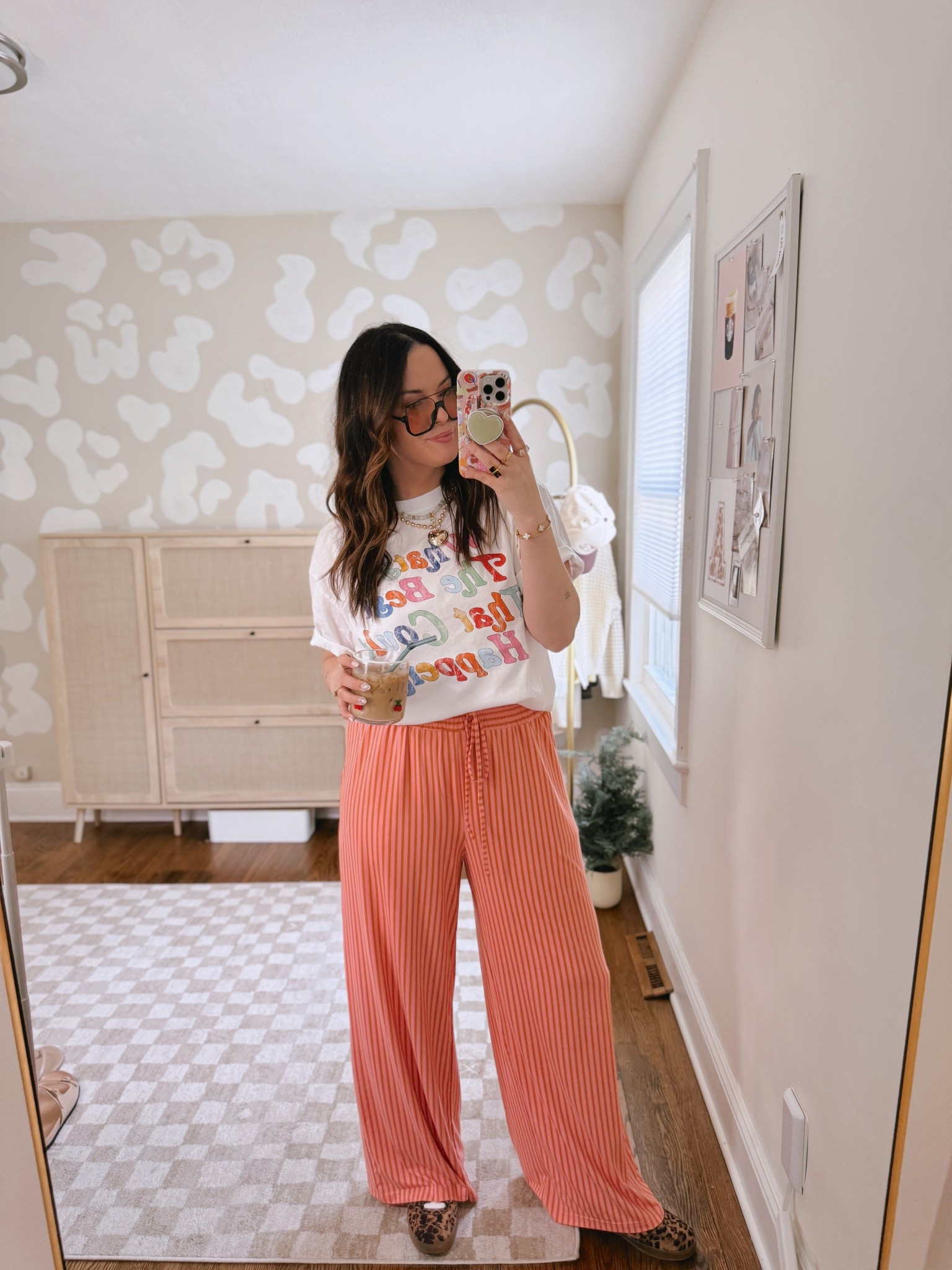 Use code AMANDA15 for 15% off the tee!! 

Wearing an XL in the tee and a large in the pants 

#LTKFindsUnder50 #LTKSaleAlert #LTKMidsize