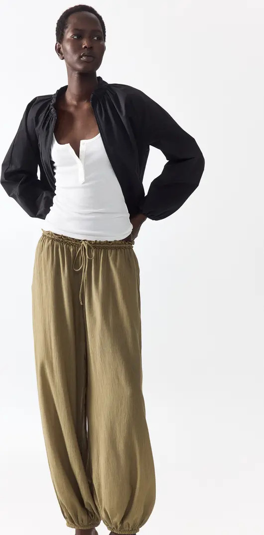 Balloon Drawstring Trousers | Nordstrom