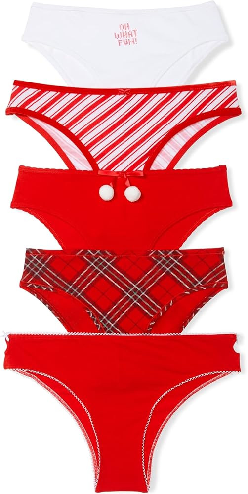 Victoria's Secret PINK Women's Cotton Cheeky Underwear, Minimal Coverage Panties for Women, Multi... | Amazon (US)