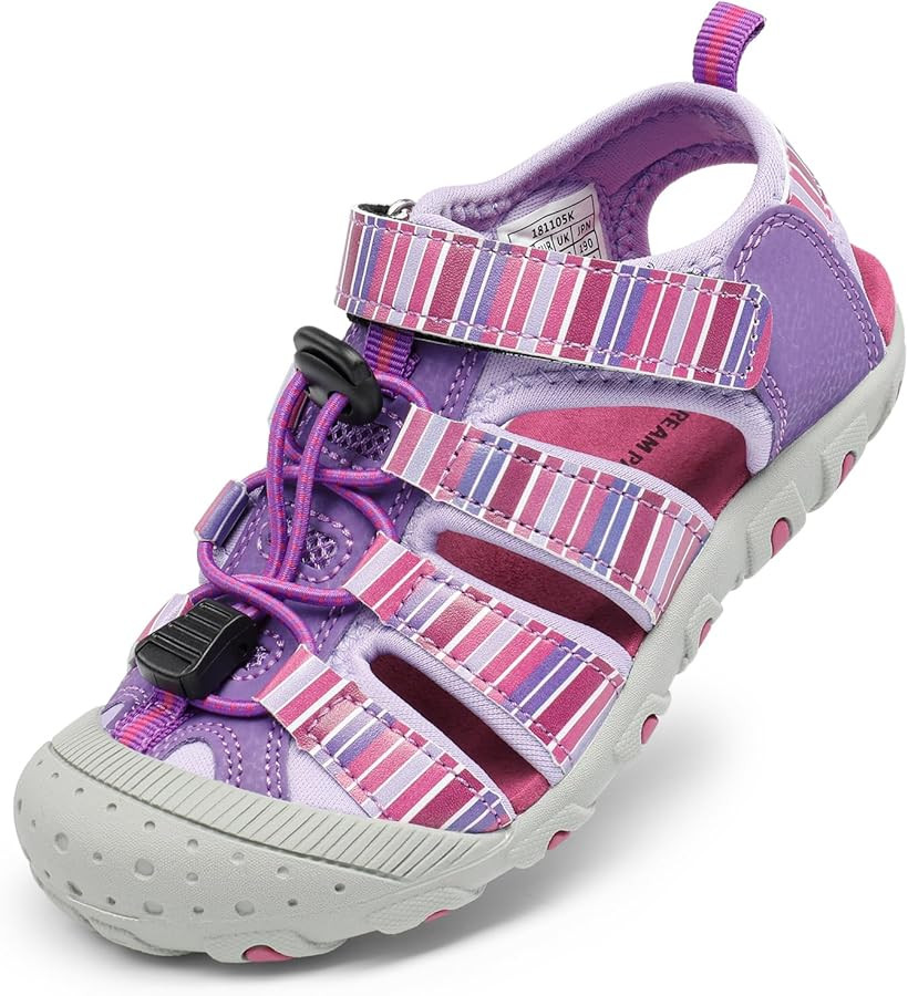 DREAM PAIRS Boys Girls Closed-Toe Outdoor Summer Sport Sandals for Toddler/Little/Big Kid | Amazon (US)