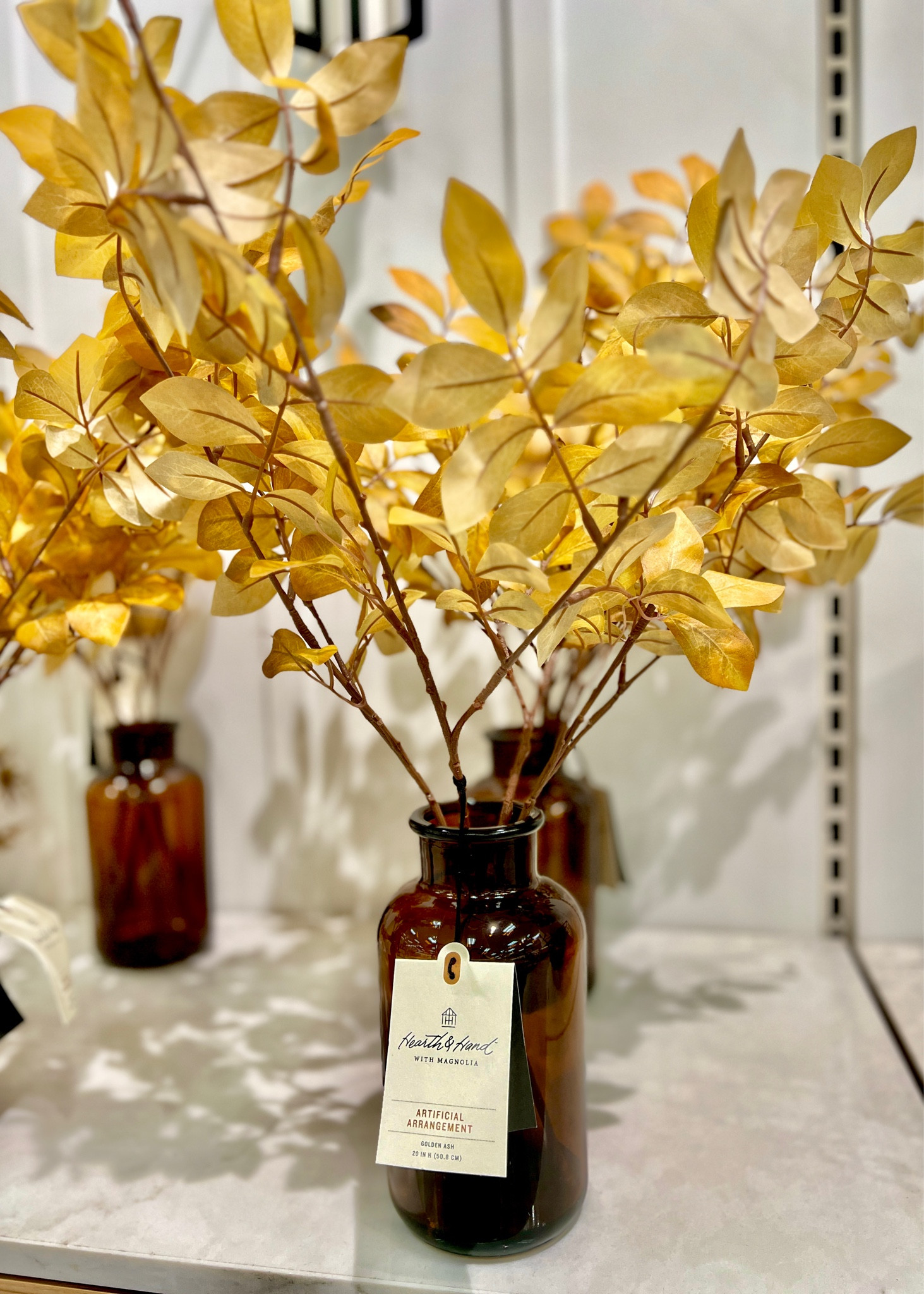 Faux Golden Ash Leaf Arrangement - Hearth & Hand™ with Magnolia 

Comes in 2 sizes 

#LTKFind #LTKSeasonal #LTKhome