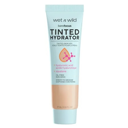wet n wild Bare Focus Tinted Hydrator Tinted Moisturizer Dewy Light 0.91 fl oz | Walmart (US)