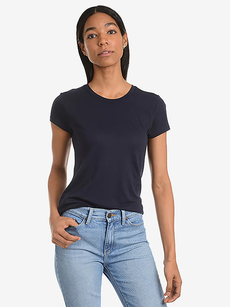 Women's Fitted Crew Marcy Tee - Mott & Bow | Mott & Bow