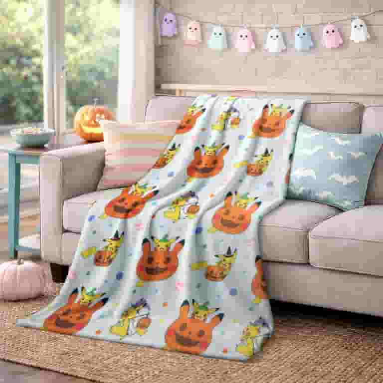 Pokemon Summerween Silky Soft Plush Oversized Throw Blanket, 50 x 70 | Walmart (US)